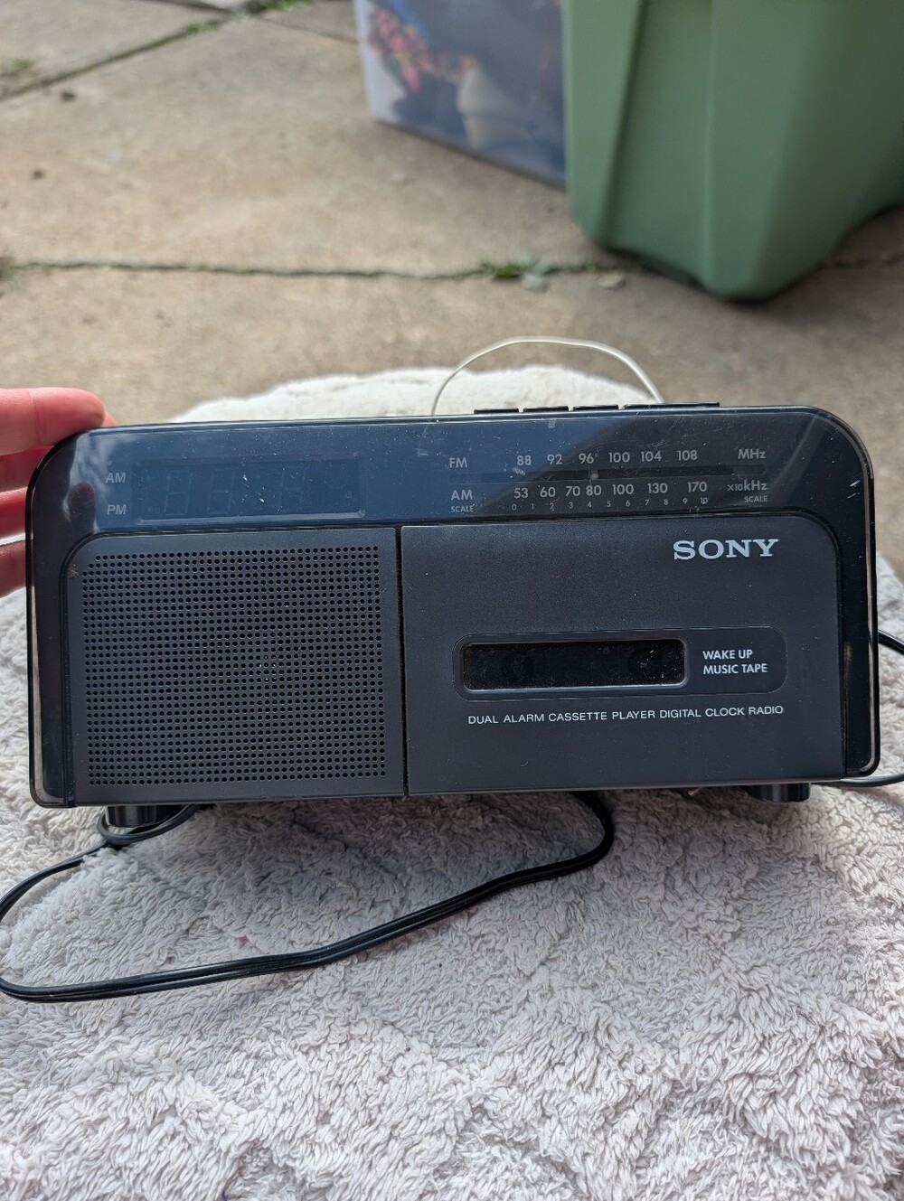 Vintage Sony Dream Machine Casette Player & Alarm Clock